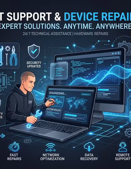 R5 Industries support team workspace